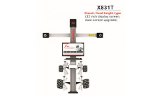 Original LAUNCH X831T 3D 4-Post Car Alignment Lifts Platform Classic Fixed Height Type 32inch Display Screen Dual-Screen Upgrade